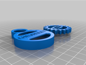 chevrolet engranaje llave cadena gmc llavero unido Estados Unidos 3d print model - Mito3D
