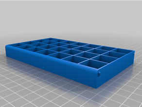 customized pill bostefanox organizer 3d print model - Mito3D