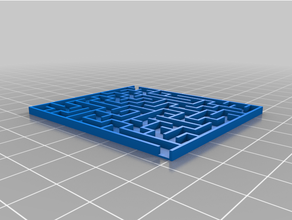 personalizado aleatória Labirinto gerador base 3d print model - Mito3D