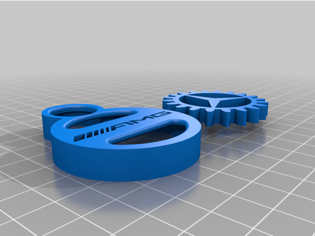 mercedes benz amg équipement clé chaîne porte clés logo emblème 3D print model - Mito3D