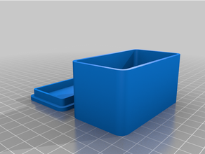 klein angepasst gerundet Box 3d print model - Mito3D