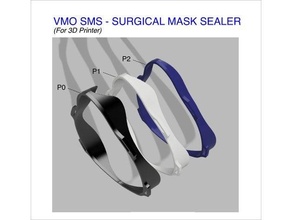 vmo SMS cirúrgico mascarar selador coronavírus covid 19 3d print model - Mito3D