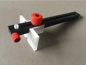 carpintería calificación calibre herramienta remezclar 100 impreso tornillos mano herramientas inglete cuadrado madera 3d print model - Mito3D