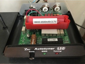 ldg z817 li ion18650 suporte 18650 amador rádio sintonizador automático Customizável personalizado ft817 fusion360 presunto 3d print model - Mito3D