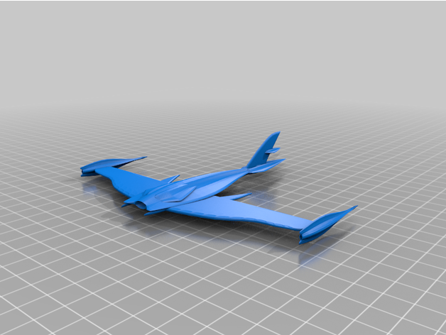 glider class transport atmospheric babylon 5 babylon5 minbari ship spaceship 3D print model - Mito3D