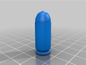 classic fallout 10mm ammo cosplay size 40 sw prop 3d print model - Mito3D