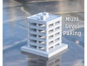 multi level paking greeblecity 3d print model - Mito3D