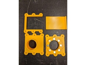 blast gate valve dust collection magnetic connectors customizable blastgate collector 3d print model - Mito3D