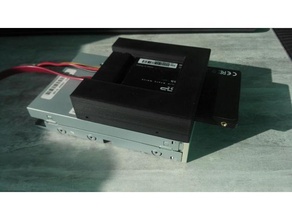 floppy bay dock ssd 3d print model - Mito3D