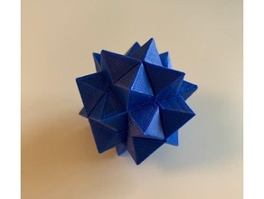 12 piece star puzzle - tolerance 3d print model - Mito3D