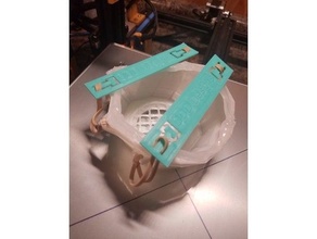 caoutchouc bande masque adaptateur 3d print model - Mito3D