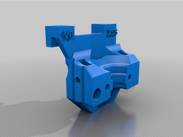 e3d v6 binmek Tronxy x5sa profesyonel 3D print model - Mito3D