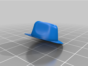 al capone's hat 3d print model - Mito3D