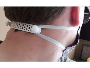 personnalisable couronne masque comfort matic oreille souche soulagement respiration covid19 openscad 3d print model - Mito3D