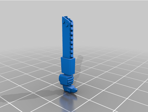 chainsaw-sword space warrior - eagle stylized chainsaw oldhammer sapce marines space space marine space warrior sword warhammer warhammer40k warrior weapon 3d print model - Mito3D
