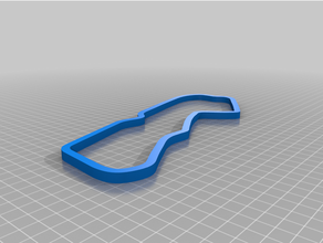 blyton park race circuit 3d print model - Mito3D