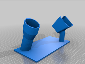 dremel & hotglue gun stand boxes glue stick 3d print model - Mito3D