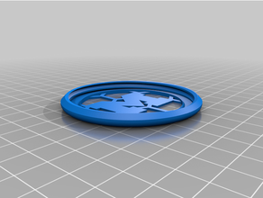 kovid örtmek kılıf Michigan logo mavi 3d print model - Mito3D