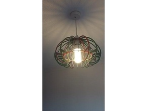 hanging lamp shade 3d print model - Mito3D