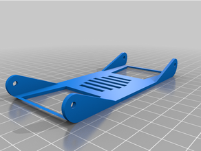 flynoceros skoll v3 inverted - 40mm landing skid drone fpv quad skill 3d print model - Mito3D