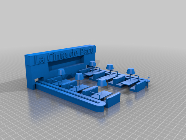 cinta paco automático bar 3D print model - Mito3D