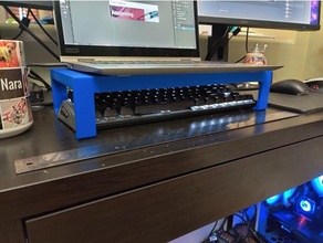 laptop desk shelf accessories 3d print model - Mito3D