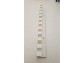 simple cabinet hooks hook organization wall 3d print model - Mito3D