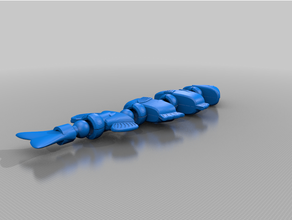 panfish swimbait ball joints fishing lure 3d print model - Mito3D