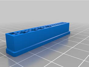personalizado PIN cabeçalho cobrir bainha saltador cut outs 3d print model - Mito3D