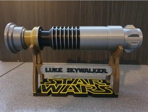 spada laser titolare supporto luke skywalker modificare Guerre stellari stella guerre 3d print model - Mito3D