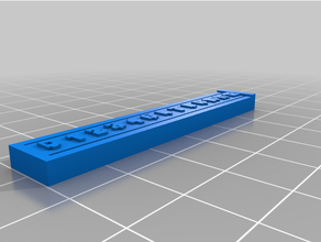 fácil diapositiva 12 mostrador 3d barra oblicua 3d print model - Mito3D