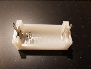 cr123 batería caja openscad 3d print model - Mito3D