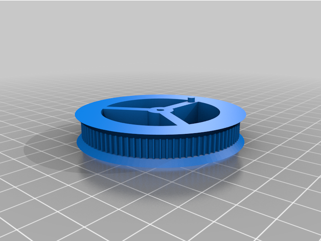 coisinha personalizado simples polia engrenagem 3D print model - Mito3D