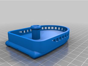 Palloncino alimentato hovercraft 3d print model - Mito3D