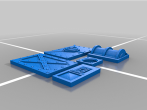 zone mortalis panels 3d print model - Mito3D