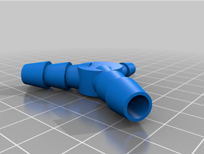 water control customized pipe tube hose connector generator 3d print model - Mito3D