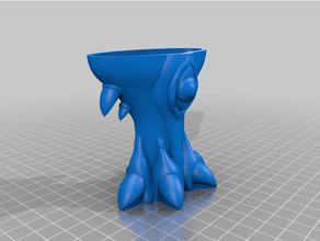 chaos skyshield atterrissage tampon jambe 3d print model - Mito3D