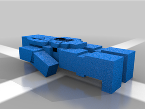 cg Amethyst su Minecraft thematisch Modell 3d print model - Mito3D