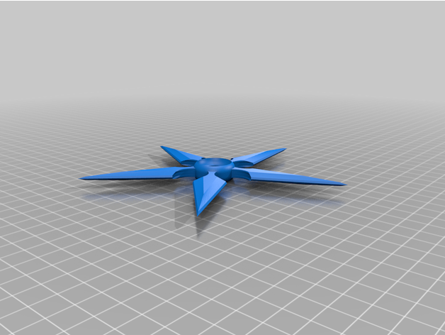 ninja Estrela inquietação spinner 3D print model - Mito3D