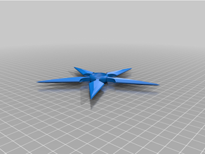 ninja Estrela inquietação spinner 3d print model - Mito3D