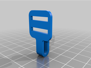 strap clip 3d print model - Mito3D