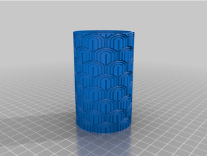 arte deco vaso 3d print model - Mito3D