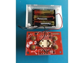 courant Cas gaine aa batterie alimenté vis agrafe 3d print model - Mito3D