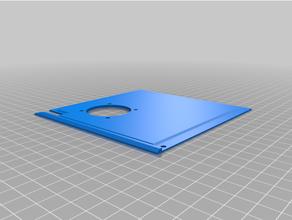 Single 40 mm Ventilator Deckel Ender 3 aio Fall Mantel ender3 3d print model - Mito3D