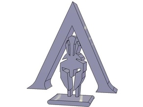 suikastçının inanç Tekel jeton Ayarlamak suikastçılar masa oyunu dekorasyon oyun logo kökenleri heykel 3d print model - Mito3D