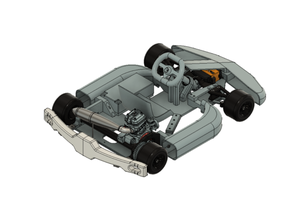openrc kart parachoque abierto rc 3d print model - Mito3D
