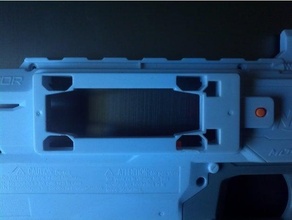nerf mediator magwell adaptor gun mod 3d print model - Mito3D