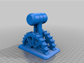 Steampunk interruptor montagem 3d print model - Mito3D