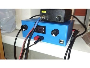 labaratory power supply box diy electronics 3d print model - Mito3D