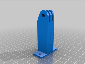 para-laser studio wall mount gopro 3d print model - Mito3D